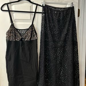 Free people UNIQUE two piece dress.